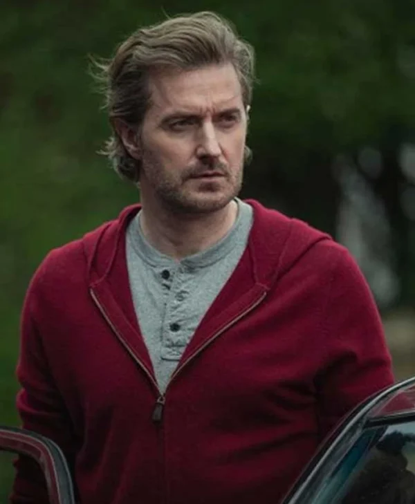 Stay Close Ray Levine Red Zip Up Hoodie Jacket