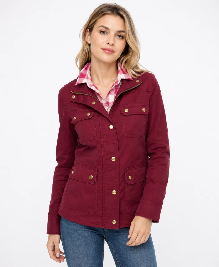 Shop Stephanie Ramos Good Morning America Field Red Jacket