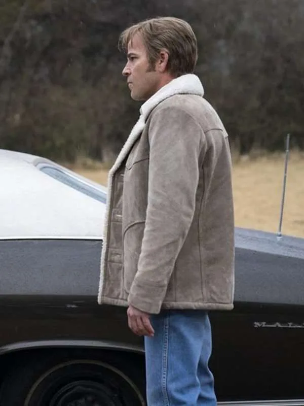 Stephen Dorff True Detective Suede Leather Grey Jacket