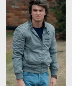 Steve Harrington Stranger Things Bomber Satin Jacket