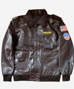 Steve Harrington Stranger Things Real Leather Jacket Front