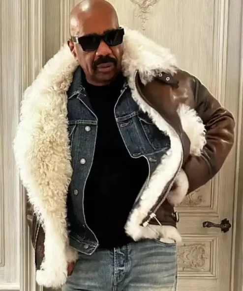 Steve Harvey Leather Jacket
