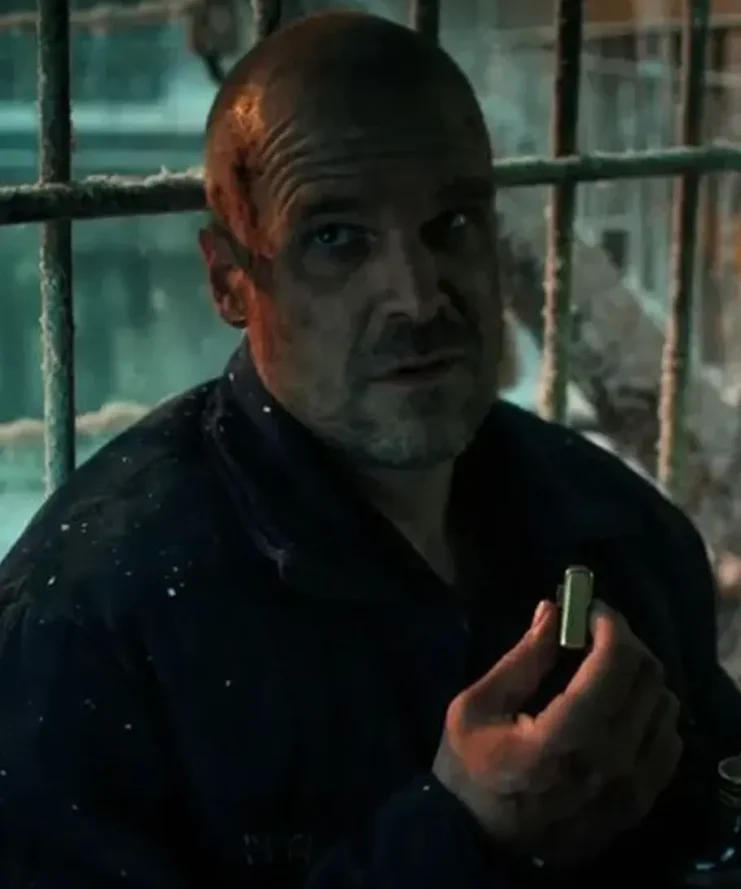 Stranger Things David Harbour Cotton Black Jacket