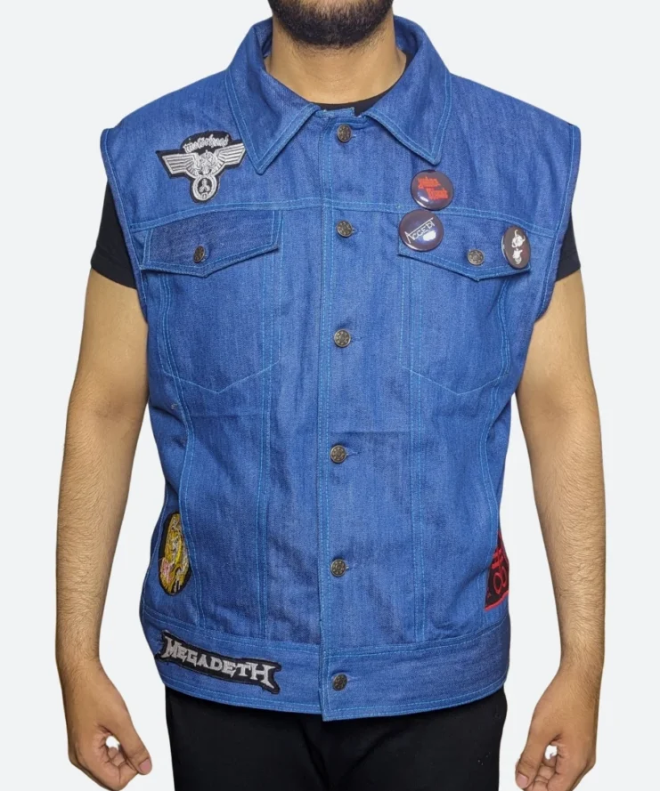 Stranger Things Eddie Munson Jean Blue Denim Vest