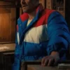 Stranger Things Jim Hopper Blue Parachute Puffer Jacket