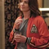 Stumptown S02 Dex Parios Orange Varsity Bomber Jacket