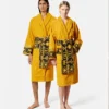 Stylish Printed Yellow Versace Robe