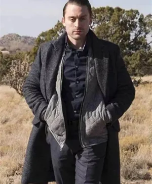 Succession S03 Kieran Culkin Black Parachute Jacket