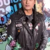 Suicide Squad Adam Beach Studded Biker Black Jacket