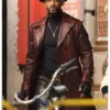 Suicide Squad Will Smith Brown Leather Trench Coat For Sale