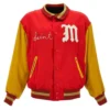 Sunghoon Red Varsity Jacket