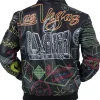 Super Bowl LVIII Jay-Z Las Vegas Leather Bomber Jacket For Men and Women Back