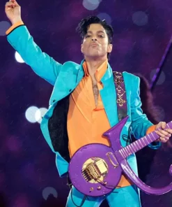 Super Bowl Prince Blue Suit