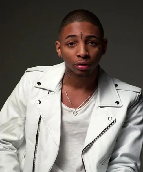 Superfly Kaalan KR Walker White Real Leather Jacket 