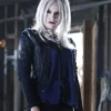 Supergirl Brit Morgan Black Leather Jacket