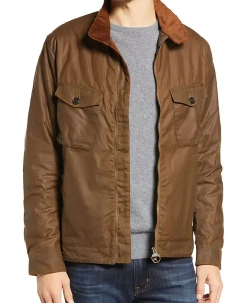 Superman and Lois Clark Kent Brown Cotton Jacket