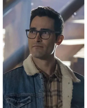 Superman and Lois Clark Kent Denim Blue Jacket