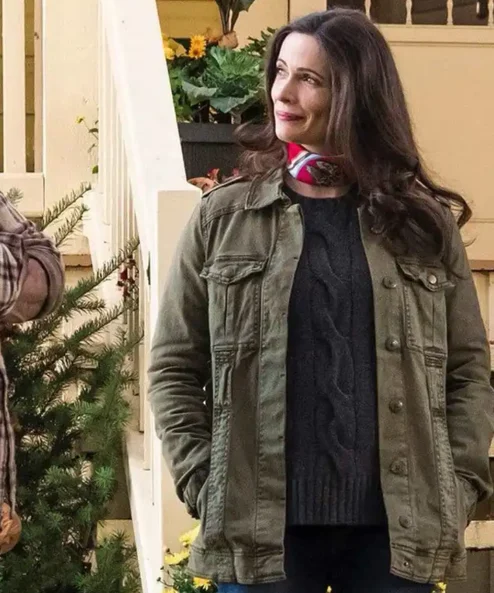 Superman and Lois Lane Green Viscose Jacket