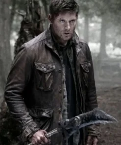 Supernatural Dean Winchester Genuine Brown Leather Jacket