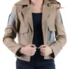 Survey Corps Attack On Titan Khaki Leather Jacket