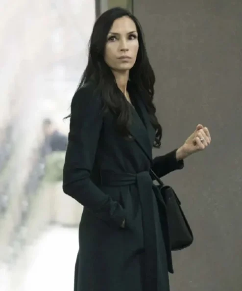 Susan Hargrave The Blacklist S03 Black Robe Coat