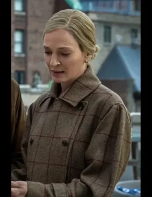 Suspicion-S01-Uma-Thurman-Brown-Checkered-Coat