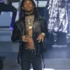 Swae Lee Black Studded Leather Jacket
