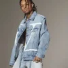 Swae Lee Blue Denim Trucker Jacket