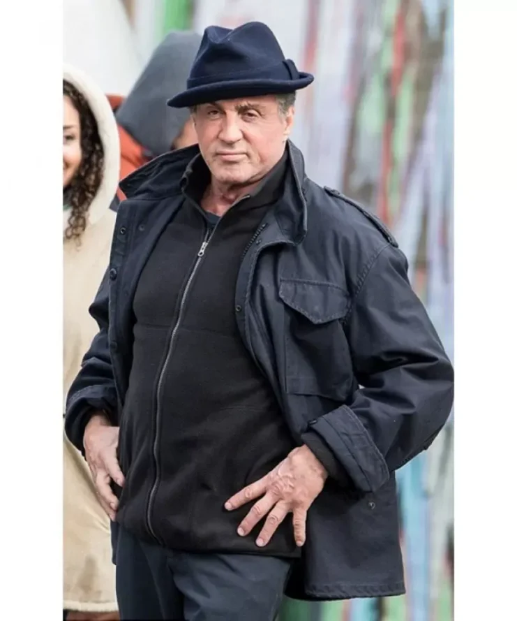 Sylvester Stallone Creed M 65 Black Jacket