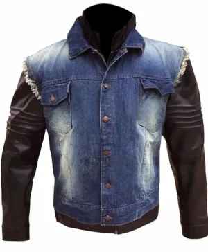 T Bone Grady Watch Dogs Video Game Jeans Denim Hooded Jacket