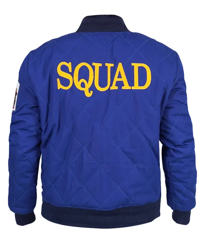 TV Series Chicago P.D. Kelly Severide Blue Quilted Cotton Jacket