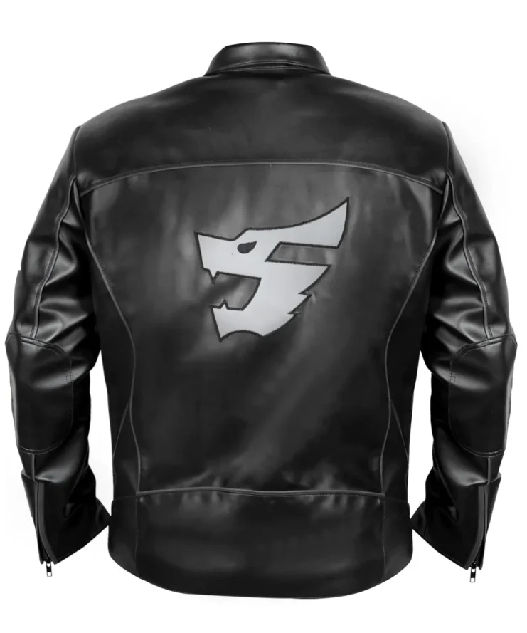 TV Series Power Rangers Dan Ewing X Dillon RPM Faux and Real Leather Jacket
