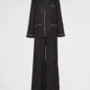 TV-Series-Selling-The-OC-S02-Polly-Brindle-Black-Twill-Pajamas-Set