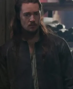 TV Series The Last Kingdom Uhtred Black Leather Jacket