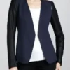 Talia Morgan The Young and The Restless Blue and Black Sleeve Blazer