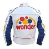 Get this Now Talladega Nights Ricky Bobby Wonder Bread Racing Leather Jacket