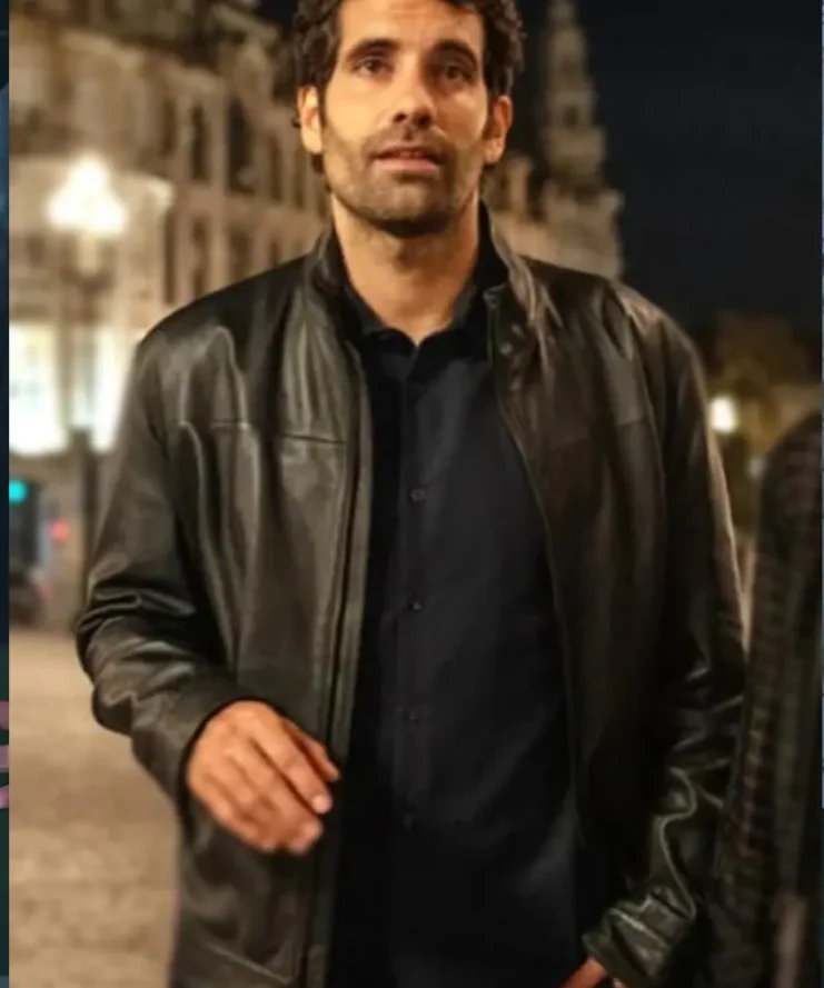 Tamar Novas Gangs Of Galicia 2024 Black Leather Jacket