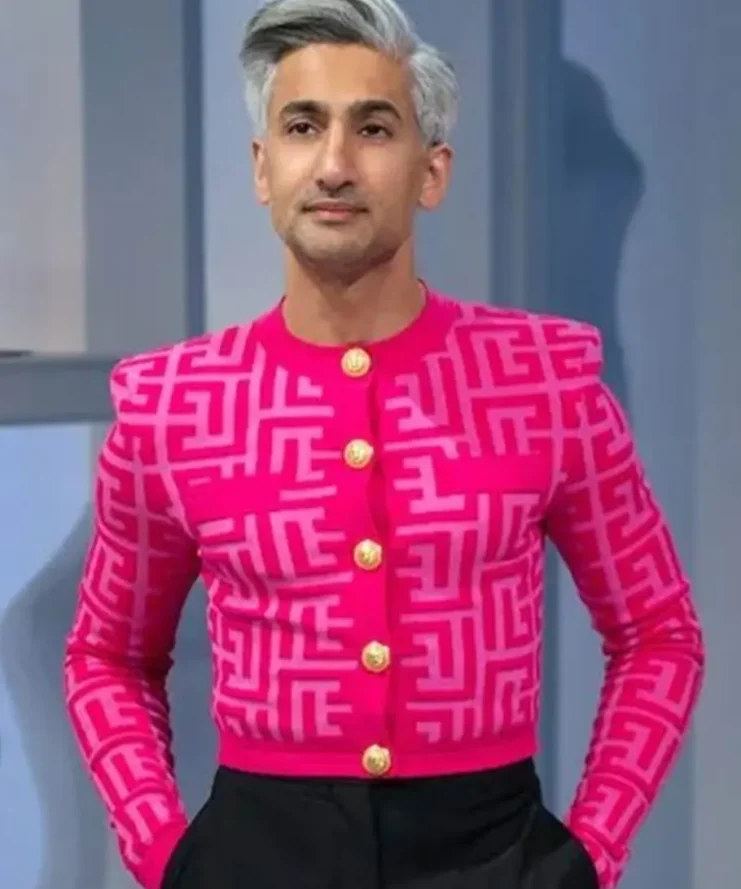Tan France Next In Fashion S02 Pink Cropped Jacket