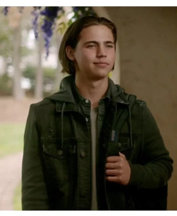 Tanner Buchanan Cobra Kai Green Denim Trucker Jacket
