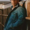 Taylor Sheridan Yellowstone 1923 Blue Denim Jacket