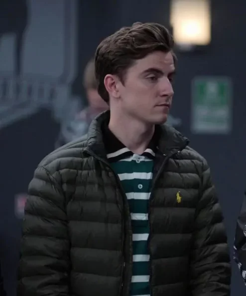 Ted Lasso Colin Hughes Quilted Puffer Jacket