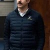 Ted Lasso Jason Sudeikis Black Parachute Coat