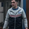 Ted lasso Phil Dunster Blue And Grey Track Jacket