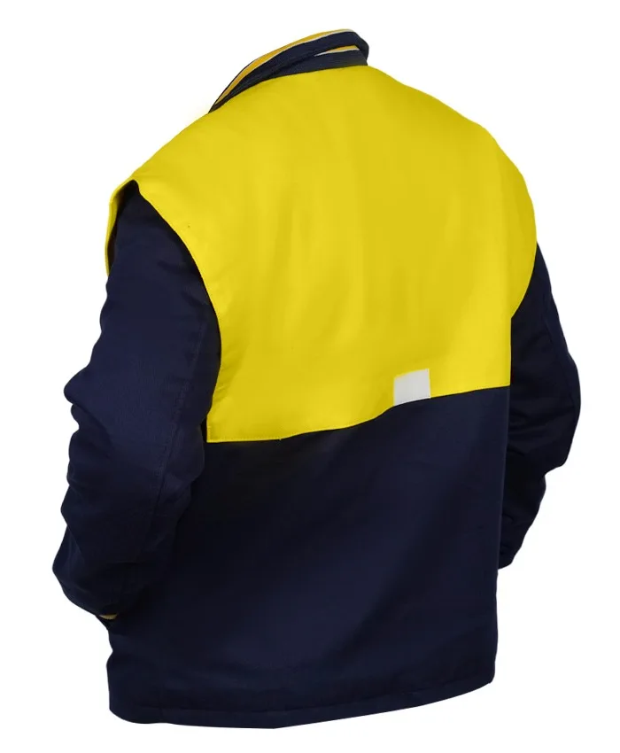 Teen Misty Yellowjackets Samantha Hanratty Equipment Manager Blue and Yellow Jacket