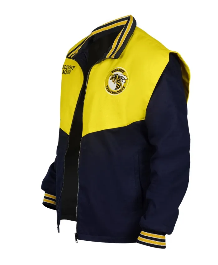 Teen Misty TV Series Yellowjackets Samantha Hanratty Equipment Blue and Yellow Jacket