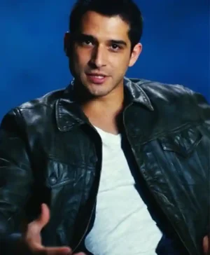 Teen Wolf Derek Hale Black Leather Jacket
