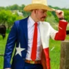 Texas Flag USA Mens Suits 1