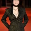 The-Academy-Gala-Billie-Eilish-Black-Pinstripe-Blazer
