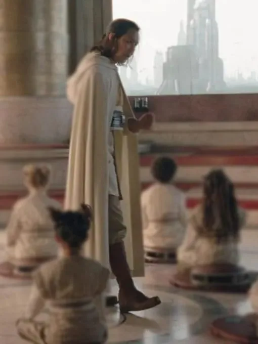 The Acolyte Lee Jung-Jae White Cape Wool Coat