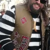 The Bikeriders 2024 Jason Momoa Brown Vest